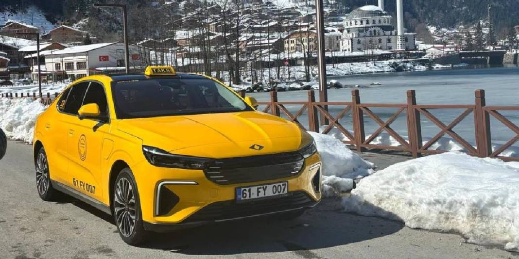 Karadeniz’de elektrikli taksi dönemi: Sarı Togg yolcu taşımacılığında 5